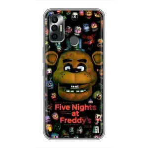 Чехлы Пять ночей с Фредди для Техно Спарк 7 (Freddy)