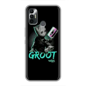 Чехол Супергерои Марвел на Техно Спарк 7 (Groot)