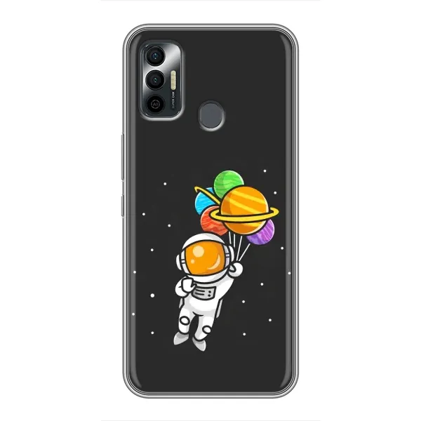 Чехол с рисунком «Космонавт с шариками» для TECNO Spark 7 (KF6n) Чехол с рисунком «Космонавт с шариками» для TECNO Spark 7 (KF6n)