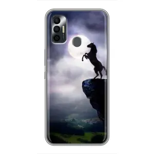 Чохли з зображенням різних тварин на TECNO Spark 7 (KF6n) (Кінь)
