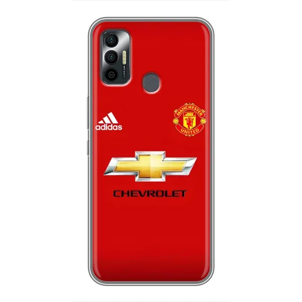 Чехол с рисунком «Man United» для TECNO Spark 7 (KF6n)