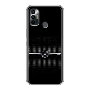 Силіконовий бампер з картинкою машини на TECNO Spark 7 (KF6n) (Mercedes)