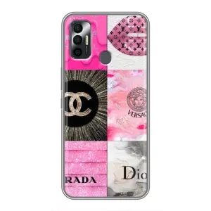 Чехол (Dior, Prada, YSL, Chanel) для TECNO Spark 7 (KF6n)