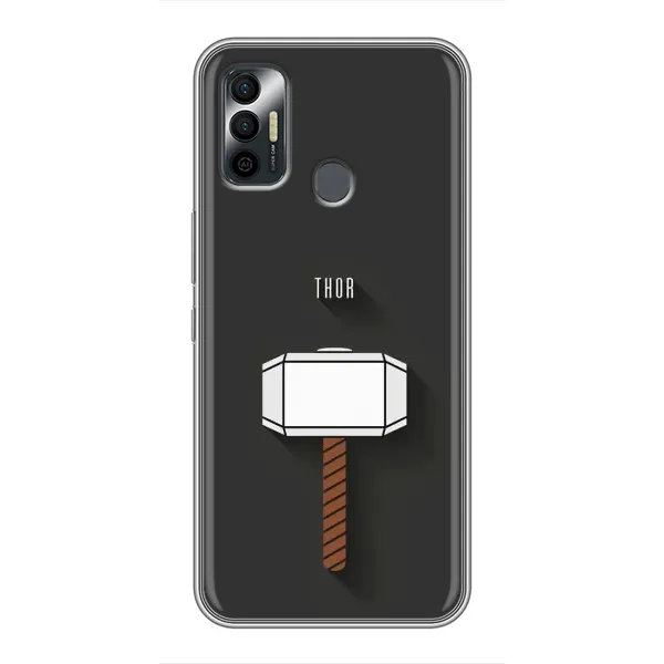 Чехол с рисунком «Молот Тора» для TECNO Spark 7 (KF6n)