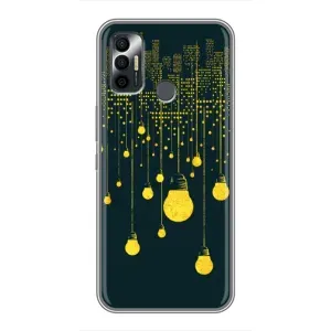 Силіконові Чохли Коханій людині для TECNO Spark 7 (KF6n) (Нічне місто)