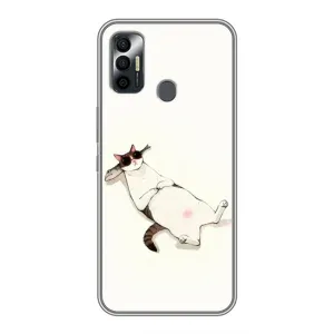 Чохол на тематику: Коти для TECNO Spark 7 (KF6n) (Відпочинок)