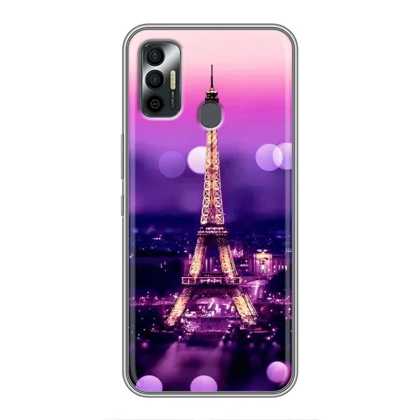Чехол с рисунком «Париж башня» для TECNO Spark 7 (KF6n) Чехол с рисунком «Париж башня» для TECNO Spark 7 (KF6n)