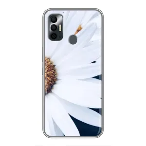 Чохол з ромашками на TECNO Spark 7 (KF6n) (Пів ромашки)