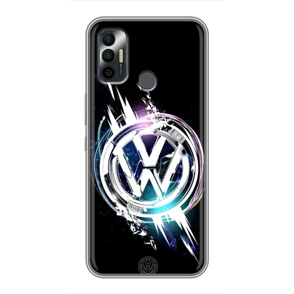 Чехол с рисунком «Volkswagen на черном» для TECNO Spark 7 (KF6n) Чехол с рисунком «Volkswagen на черном» для TECNO Spark 7 (KF6n)