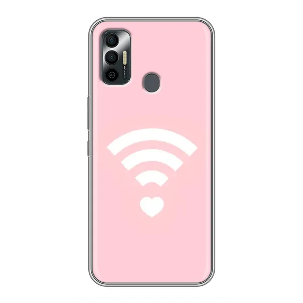 Чехол с рисунком «WiFi Love» для TECNO Spark 7 (KF6n) Чехол с рисунком «WiFi Love» для TECNO Spark 7 (KF6n)