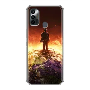 Чехол Оппенгеймер / Oppenheimer на TECNO Spark 7 (KF6n) (Ядерщик)