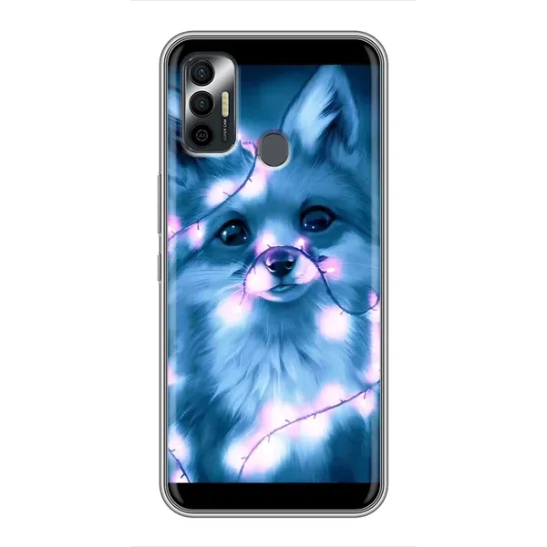 Чехол с рисунком «Яркая Лиса» для TECNO Spark 7 (KF6n) Чехол с рисунком «Яркая Лиса» для TECNO Spark 7 (KF6n)