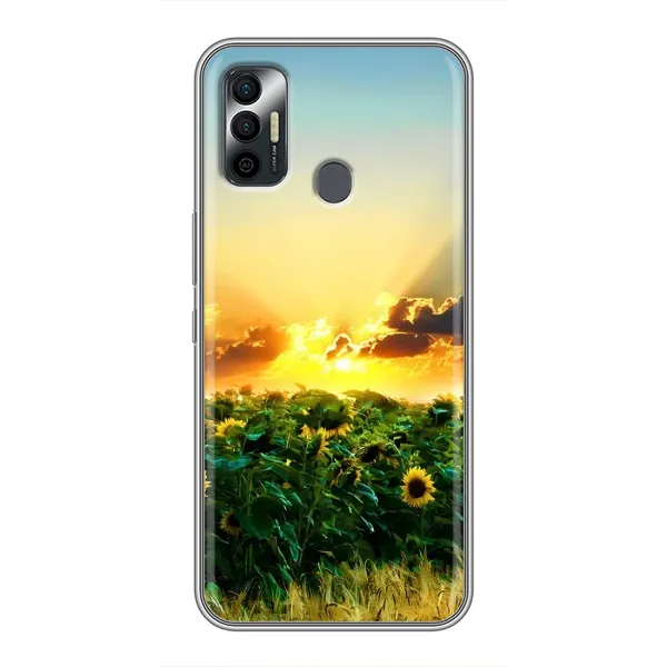 Чехол с рисунком «Закат Солнца» для TECNO Spark 7 (KF6n) Чехол с рисунком «Закат Солнца» для TECNO Spark 7 (KF6n)