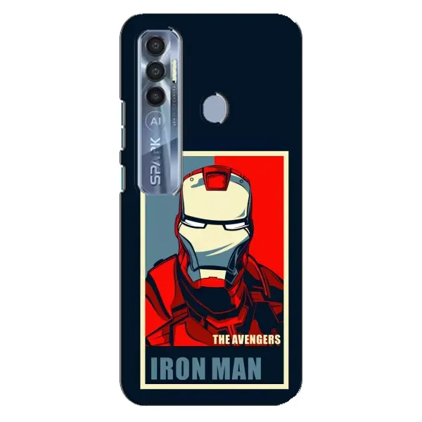 Чехол с рисунком «Art Iron man» для TECNO Spark 7 Pro Чехол с рисунком «Art Iron man» для TECNO Spark 7 Pro