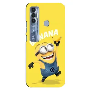 Мультяшный принт на Чехол для Техно Спарк 7 Про (Banana)