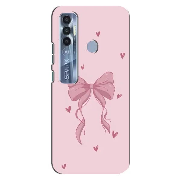 Чехол с рисунком «Бант на розовом» для TECNO Spark 7 Pro Чехол с рисунком «Бант на розовом» для TECNO Spark 7 Pro