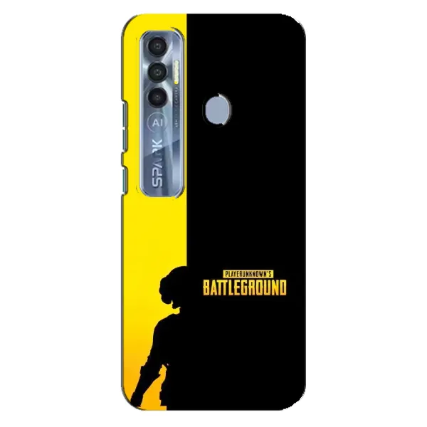 Чехол с рисунком «Battlegrounds» для TECNO Spark 7 Pro