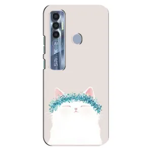 Чохол на тематику: Коти для TECNO Spark 7 Pro (Білий котик)