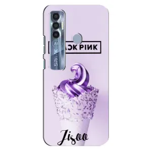 Чехлы с картинкой для TECNO Spark 7 Pro (BLACKPINK lisa)