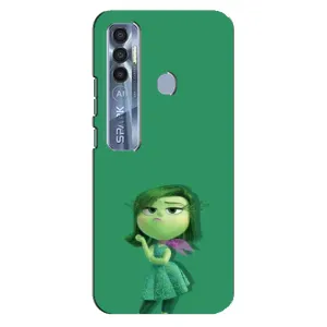 Чехол Головоломка для TECNO Spark 7 Pro - (AlphaPrint) (Брезгливость)
