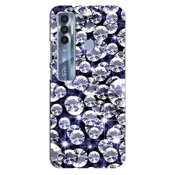 Чехол с рисунком «Бриллианты» для TECNO Spark 7 Pro Чехол с рисунком «Бриллианты» для TECNO Spark 7 Pro