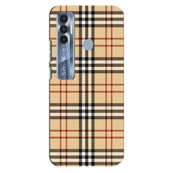 Чехол с рисунком «Burberry стиль» для TECNO Spark 7 Pro Чехол с рисунком «Burberry стиль» для TECNO Spark 7 Pro