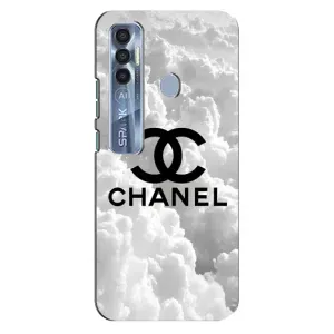 Чехол с Брендами одежды на Техно Спарк 7 Про (CHANEL)