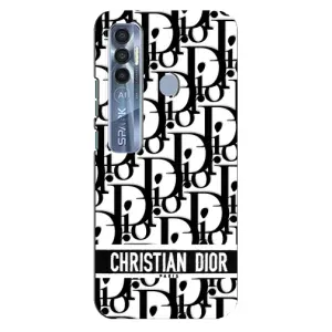 Чехол (Dior, Prada, YSL, Chanel) для TECNO Spark 7 Pro (Christian Dior)