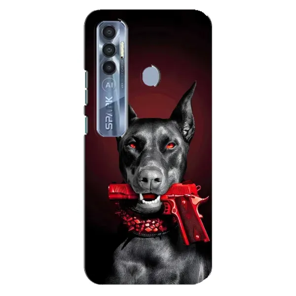 Чехол с рисунком «Доберман злой» для TECNO Spark 7 Pro Чехол с рисунком «Доберман злой» для TECNO Spark 7 Pro