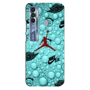 Силіконовый Чохол Nike Air Jordan на Техно Спарк 7 Про (Джордан Найк)