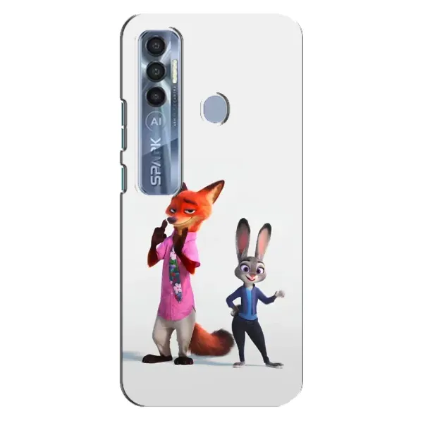 Чехол с рисунком «Джуди и Ник» для TECNO Spark 7 Pro Чехол с рисунком «Джуди и Ник» для TECNO Spark 7 Pro