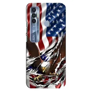 Чохол Прапор USA для TECNO Spark 7 Pro (Прапор USA)