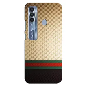 Чохли бренд ГУЧЧІ для TECNO Spark 7 Pro (Фон Гуччі)
