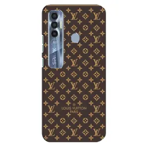 Чехол Стиль Louis Vuitton на TECNO Spark 7 Pro (Фон Луи Виттон)