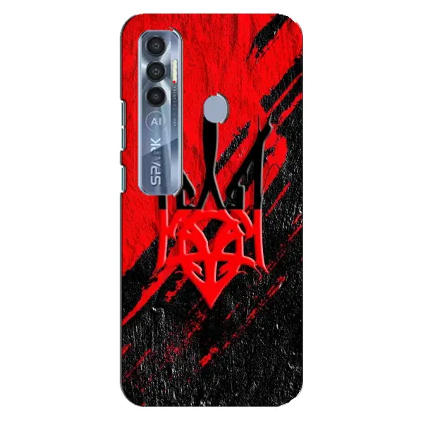 Чехол с рисунком «Герб в цвете УПА» для TECNO Spark 7 Pro Чехол с рисунком «Герб в цвете УПА» для TECNO Spark 7 Pro