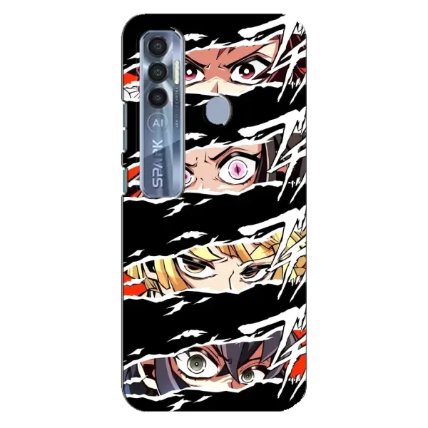 Чехол с рисунком «Глаза на чорном» для TECNO Spark 7 Pro Чехол с рисунком «Глаза на чорном» для TECNO Spark 7 Pro