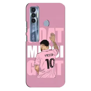 Чехлы Лео Месси в Майами на TECNO Spark 7 Pro