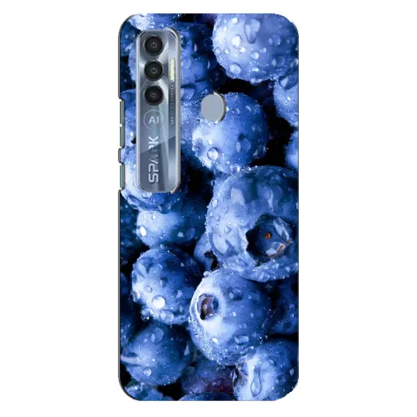 Чехол с рисунком «Голубика» для TECNO Spark 7 Pro Чехол с рисунком «Голубика» для TECNO Spark 7 Pro