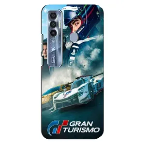 Чехол Gran Turismo / Гран Туризмо на Техно Спарк 7 Про (Гонки)