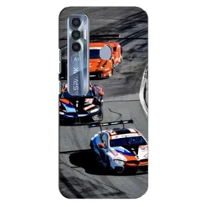 Чехол Gran Turismo / Гран Туризмо на Техно Спарк 7 Про (Гонщики)