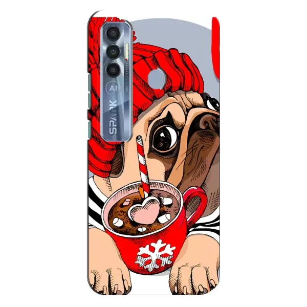 Чехол с рисунком «Грустная собака» для TECNO Spark 7 Pro Чехол с рисунком «Грустная собака» для TECNO Spark 7 Pro
