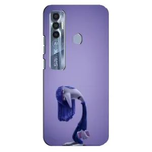 Чехол Головоломка для TECNO Spark 7 Pro - (AlphaPrint) (Хандра)
