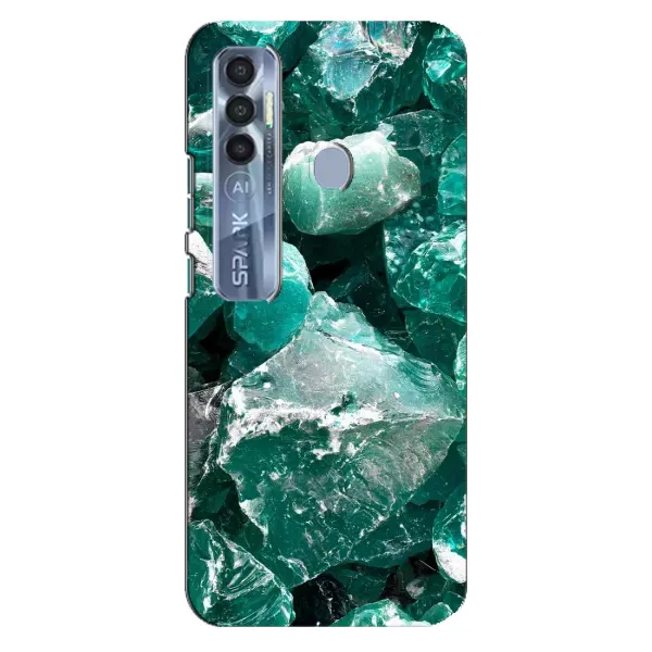Чехол с рисунком «Изумруд» для TECNO Spark 7 Pro Чехол с рисунком «Изумруд» для TECNO Spark 7 Pro
