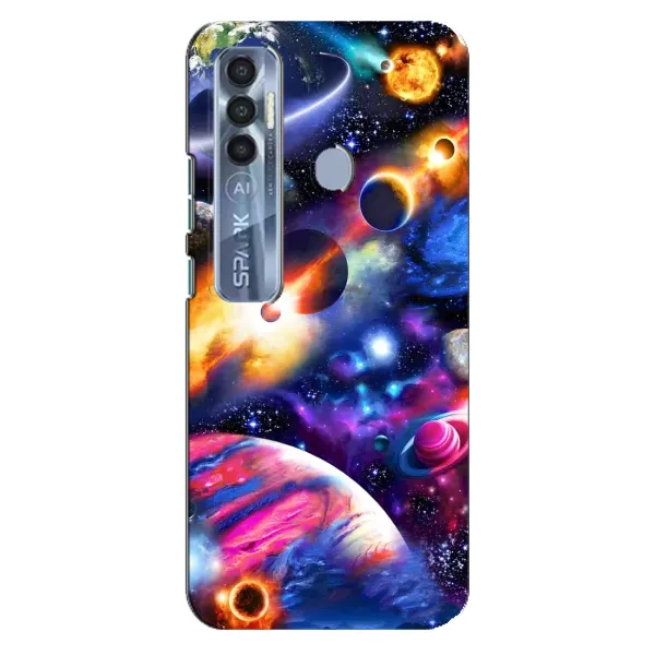 Чехол с рисунком «Космический мир» для TECNO Spark 7 Pro Чехол с рисунком «Космический мир» для TECNO Spark 7 Pro