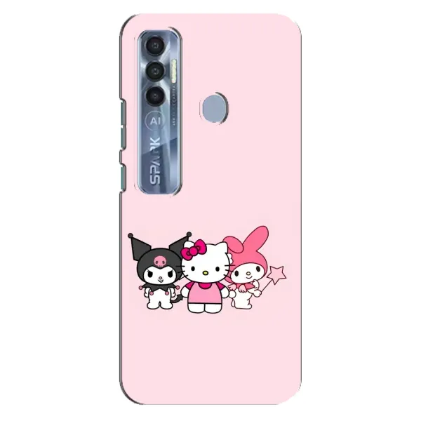 Чехол с рисунком «Куроми Мелоди Китти» для TECNO Spark 7 Pro Чехол с рисунком «Куроми Мелоди Китти» для TECNO Spark 7 Pro