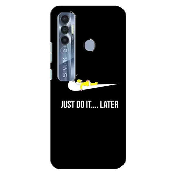 Чехол с рисунком «Later» для TECNO Spark 7 Pro Чехол с рисунком «Later» для TECNO Spark 7 Pro