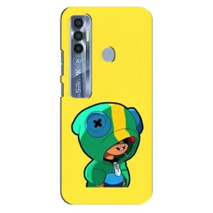 Чохол Бравл Старс для TECNO Spark 7 Pro (Леон (LEON))