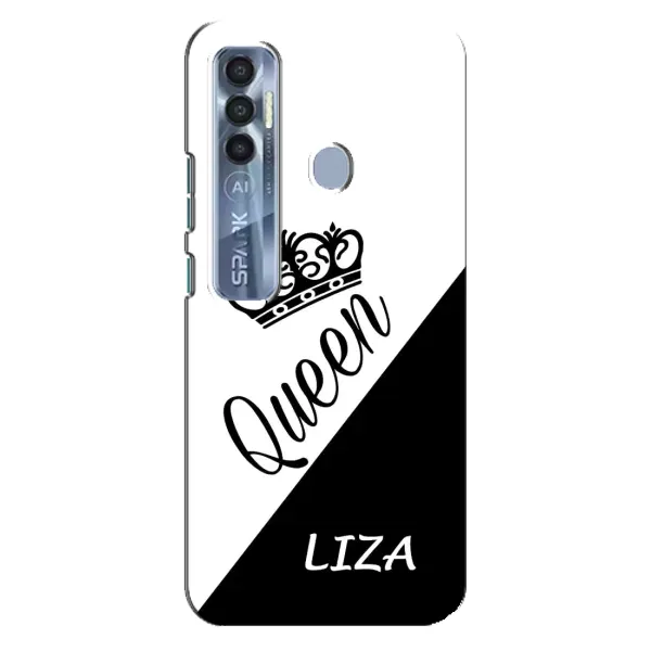 Чехол с рисунком «LIZA» для TECNO Spark 7 Pro