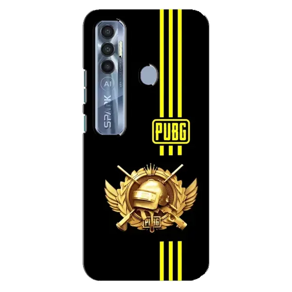 Чехол с рисунком «Лого PUPG» для TECNO Spark 7 Pro