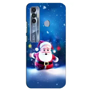 Чехлы на Новый Год TECNO Spark 7 Pro (Маленький Дед Мороз)